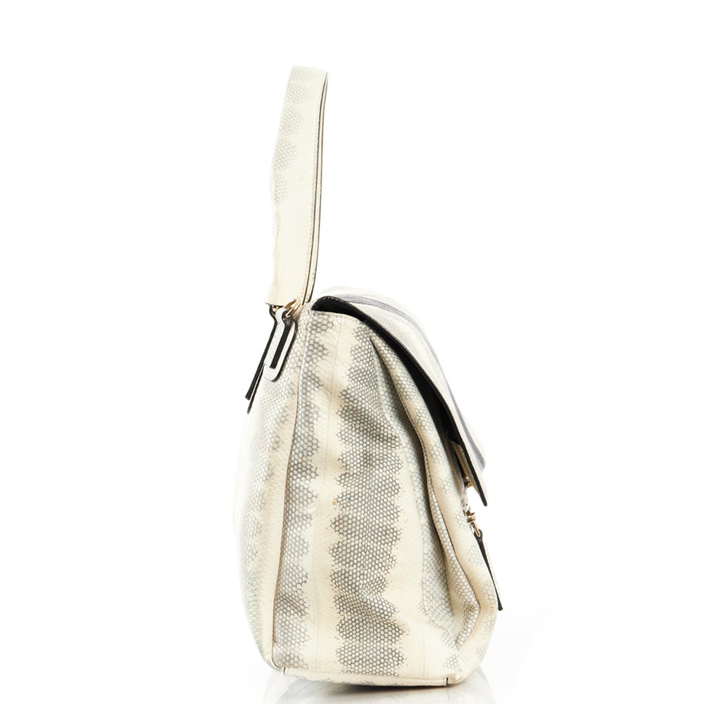 Givenchy Tote Pandora - Medium in Storm Gray, Exotic Effect Leather