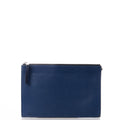 Burberry Clutch Clutch in Blue, Leather