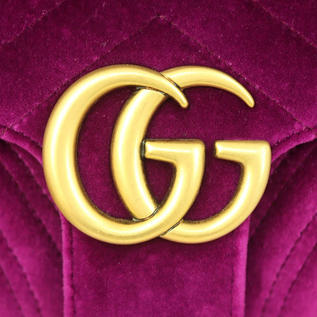 Gucci GG Marmont Velvet Small Shoulder Bag