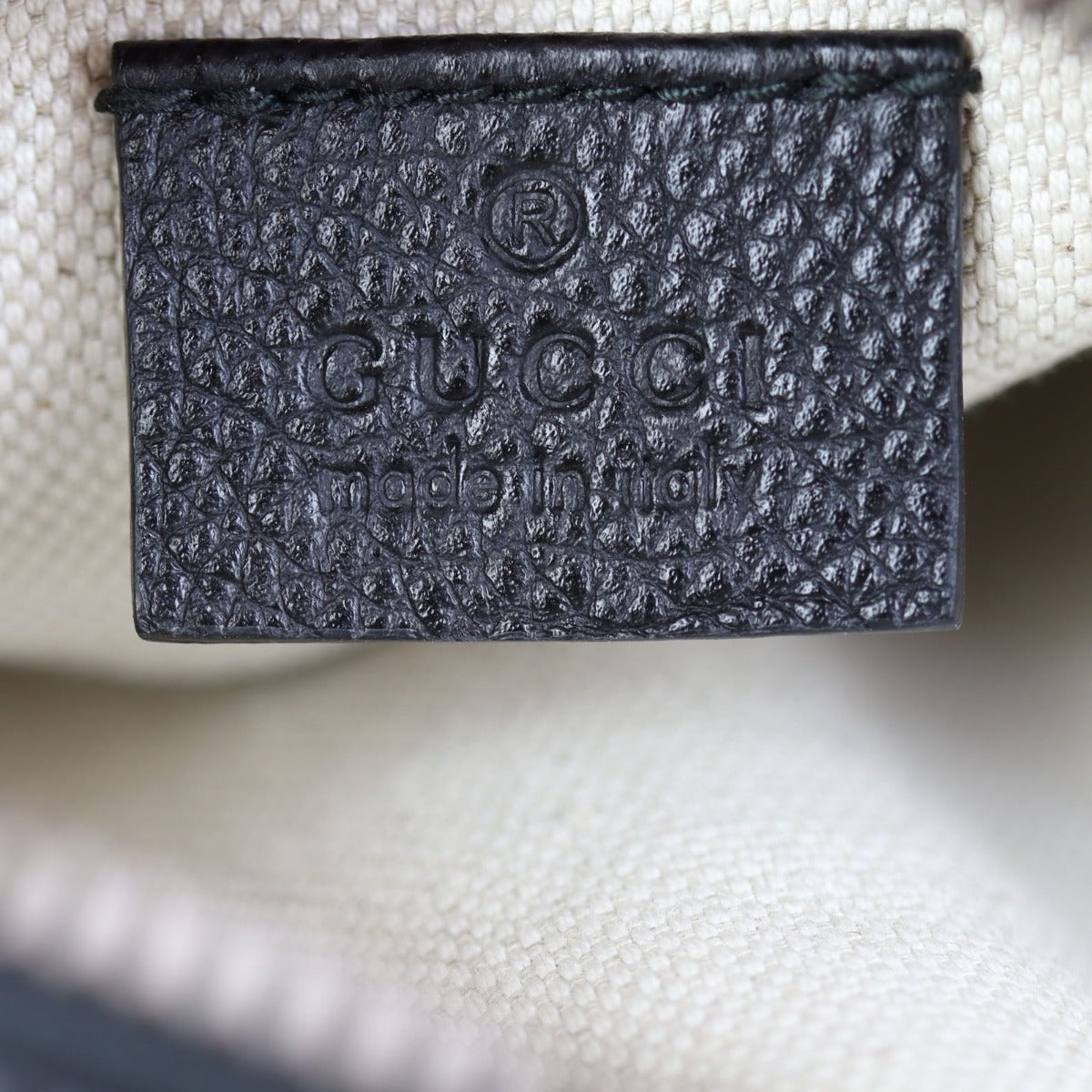 Gucci Logo Print Messenger