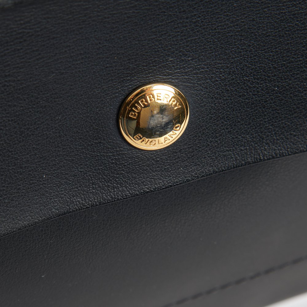 Burberry Cross Body Belt Bag  in Black, Leather