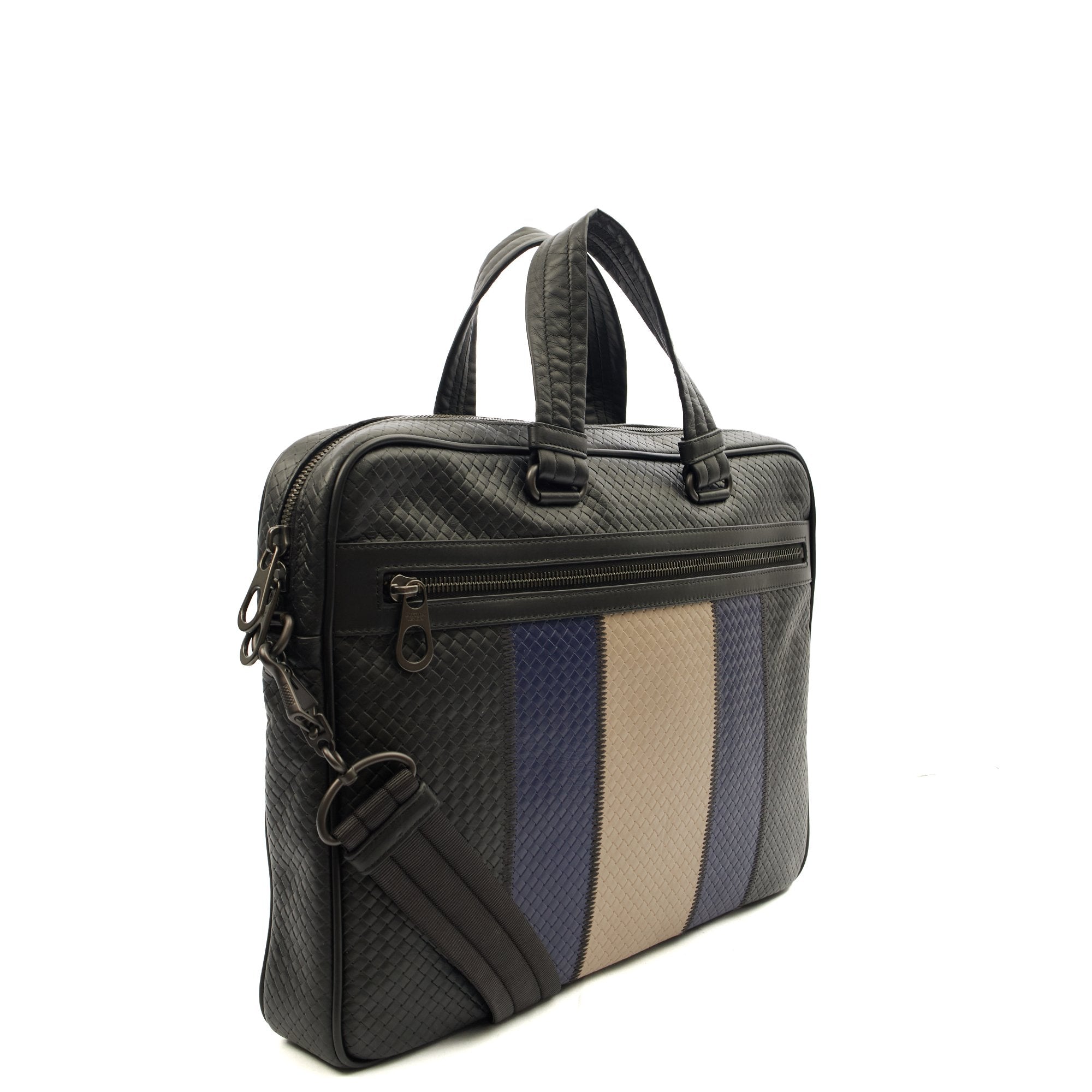 Bottega Veneta Tote Briefcase in Multi, Intrecciato Nappa