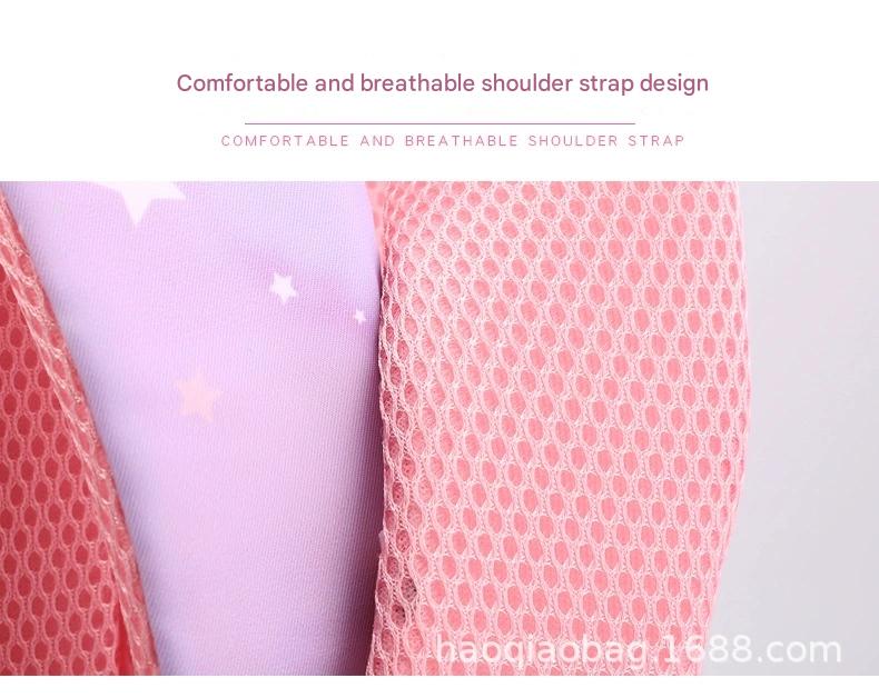 Pink Cartoon Kids Backpack with Fairy Tale Design MJ14