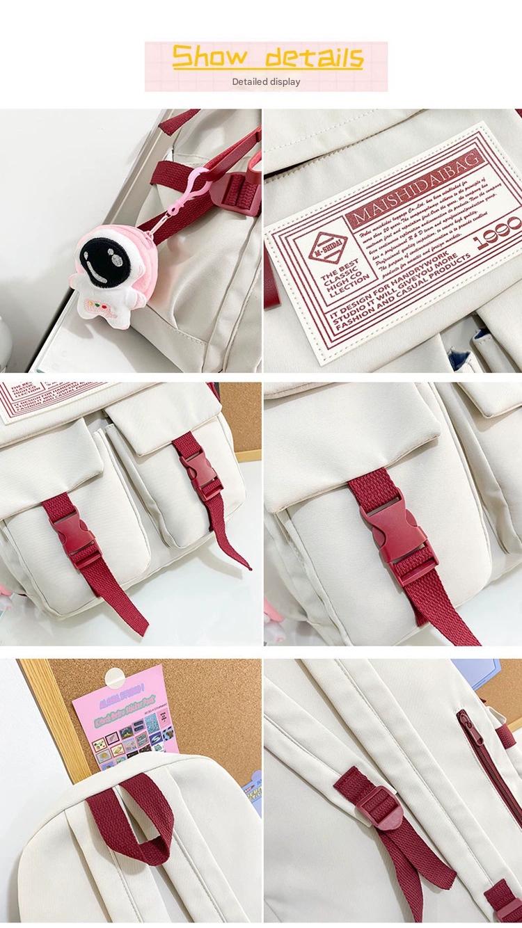 New Fashionable Backpack for Junior High School Students, College Students, Girls ZK411