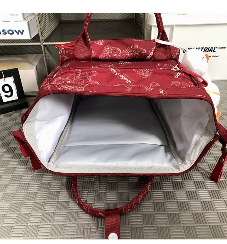 Student Schoolbag Double Back College Style Casual Portable Large Capacity Backpack ZK419