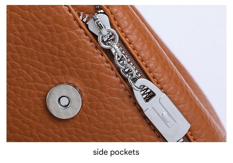 New Fashion Solid Color Small Square Handbag Crossbody Versatile Lightweight 8219-0181
