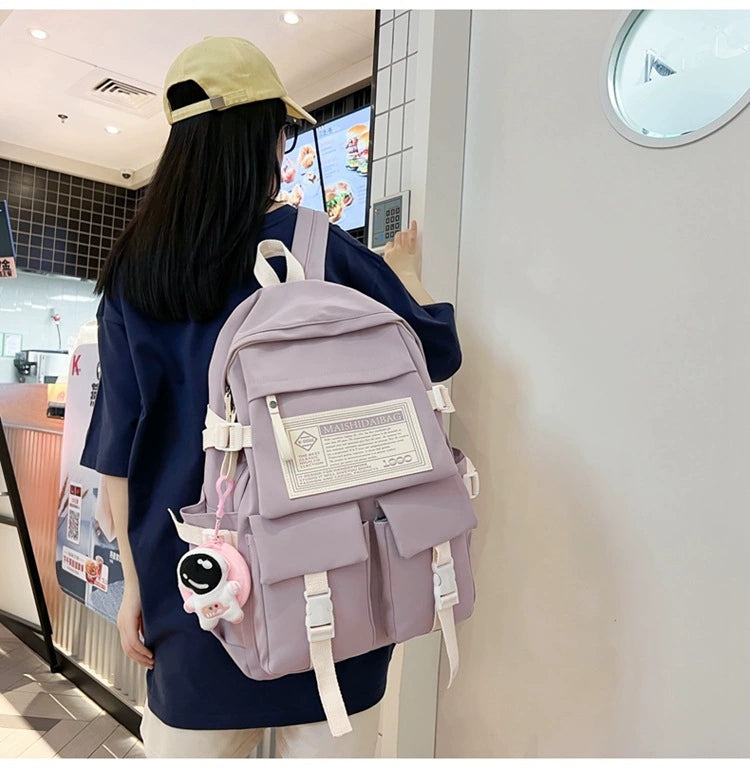 New Fashionable Backpack for Junior High School Students, College Students, Girls ZK411