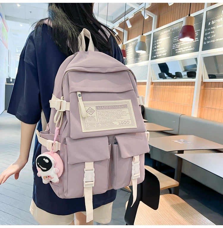 New Fashionable Backpack for Junior High School Students, College Students, Girls ZK411