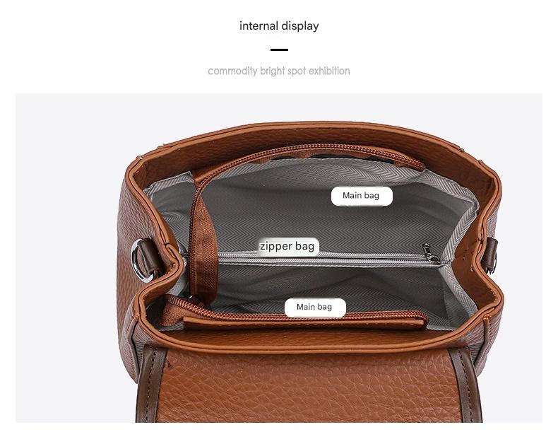 New Fashion Solid Color Small Square Handbag Crossbody Versatile Lightweight 8219-0181