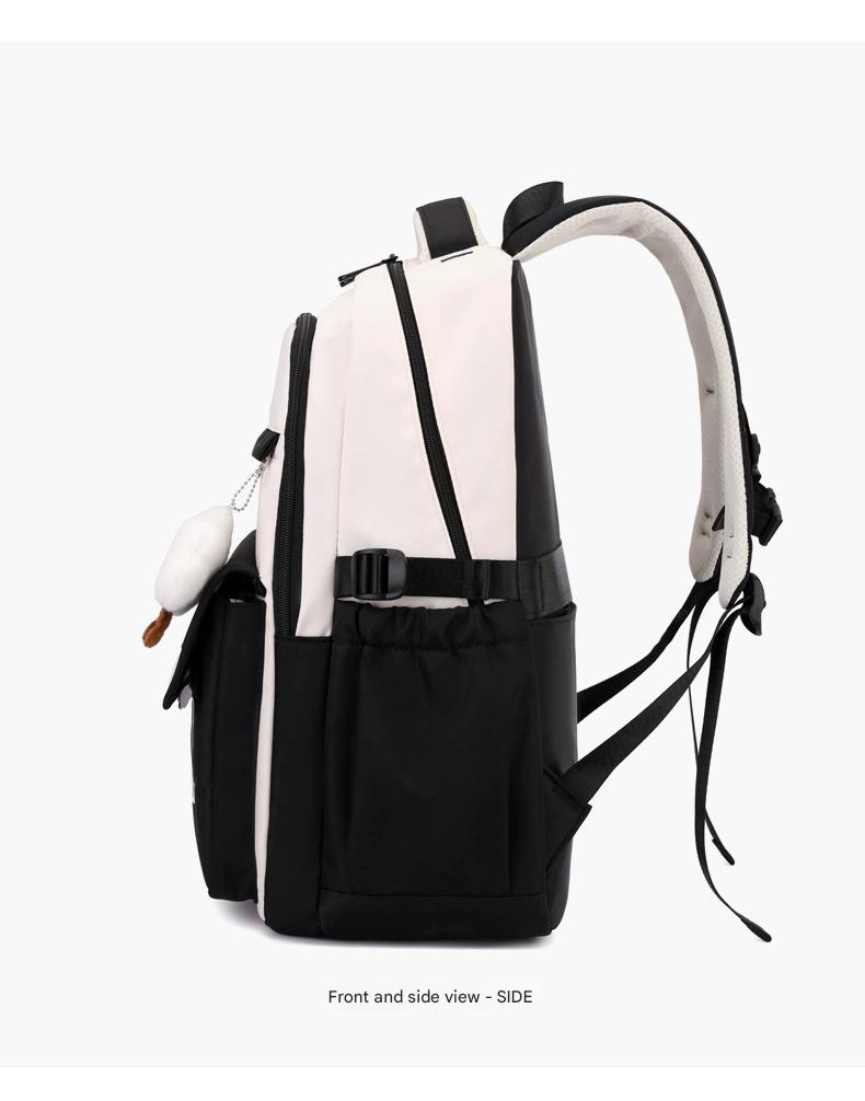 Kids' School Backpack without KeyChain - Cute  Plaid Design for Girls ZK402 ( Best For Playgroup to 4th Class)
