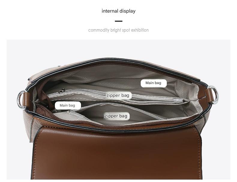 New Model Large Capacity Fashionable Stylish Crossbody Bag 851-9875