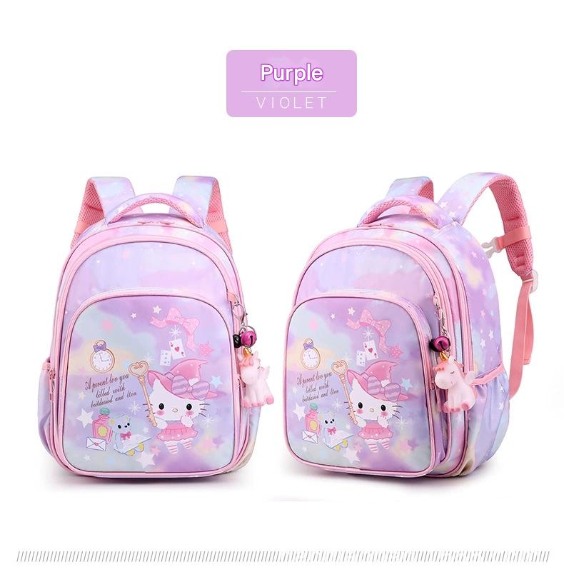 Pink Cartoon Kids Backpack with Fairy Tale Design MJ14