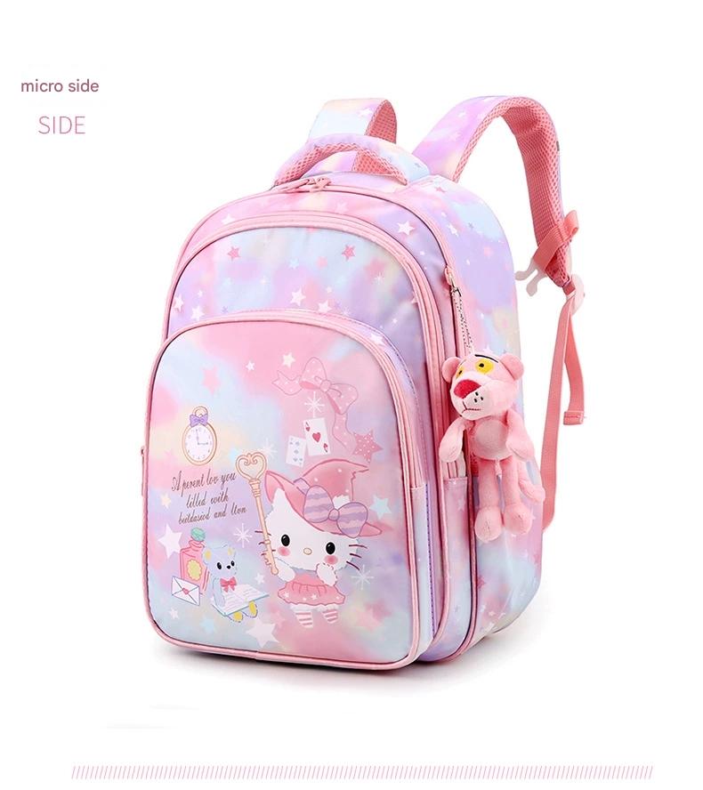 Pink Cartoon Kids Backpack with Fairy Tale Design MJ14