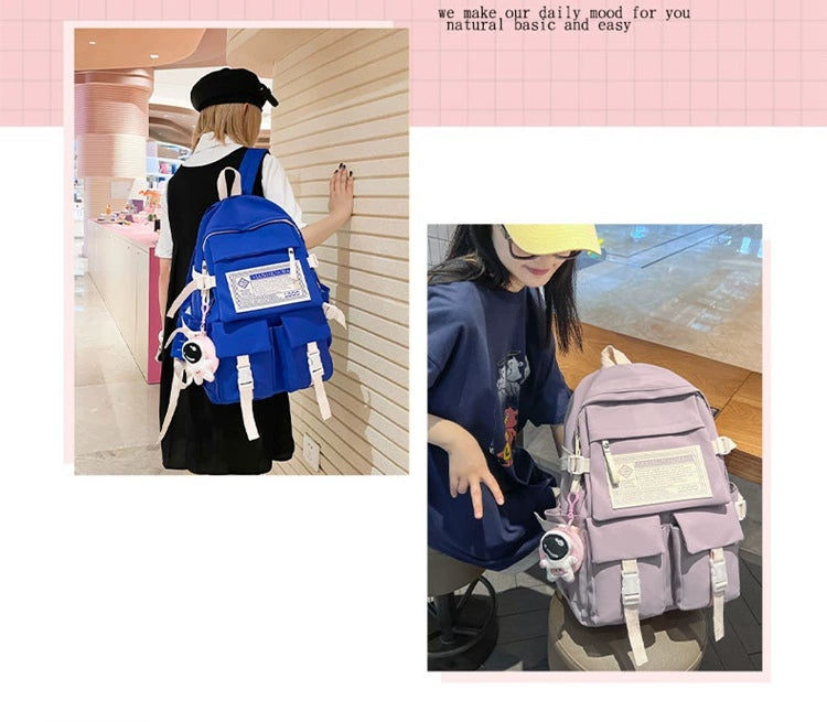 New Fashionable Backpack for Junior High School Students, College Students, Girls ZK411