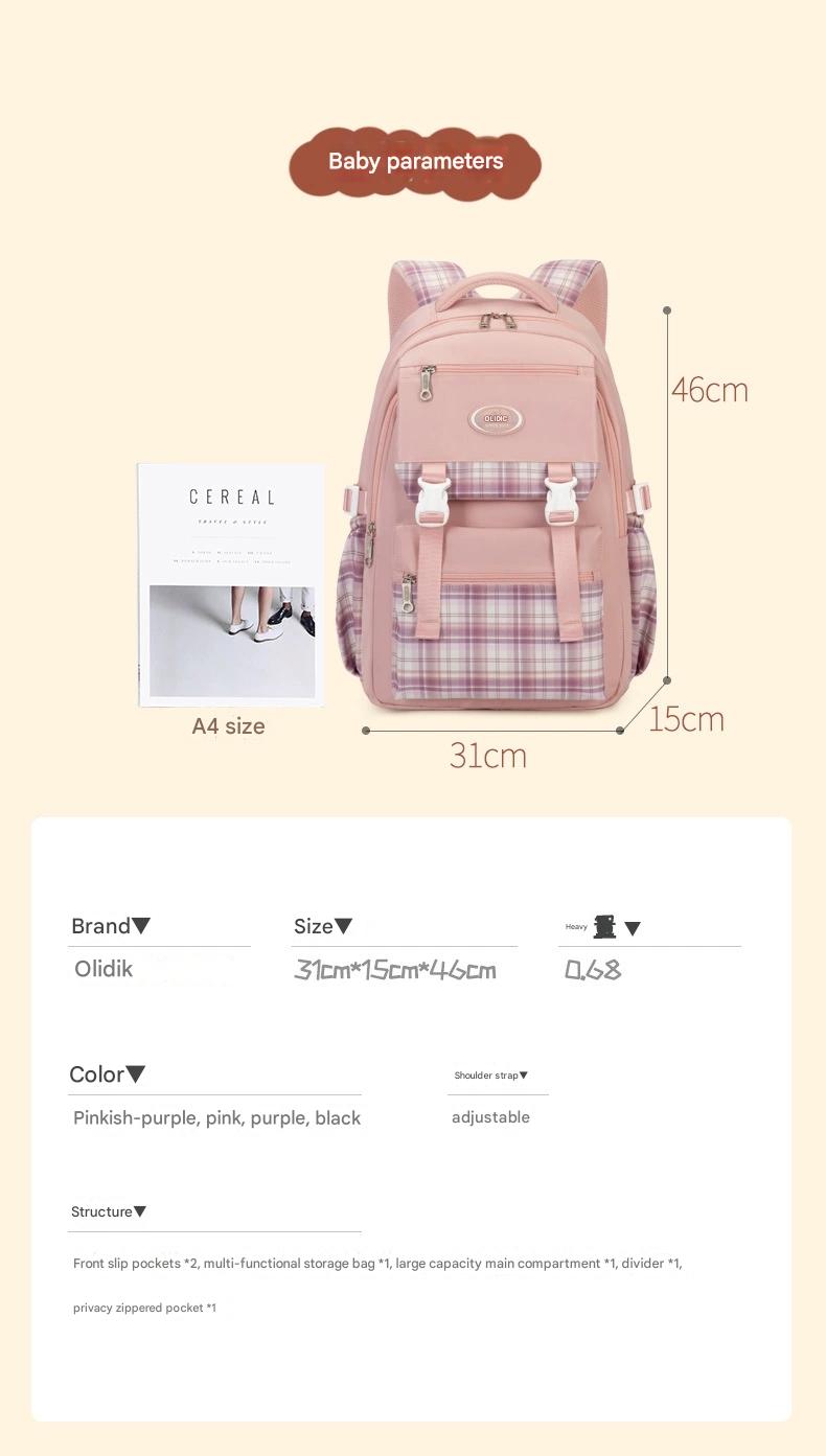 New School Bag Female Korean Style Forest Style Small Fresh Junior High School Student ZK413