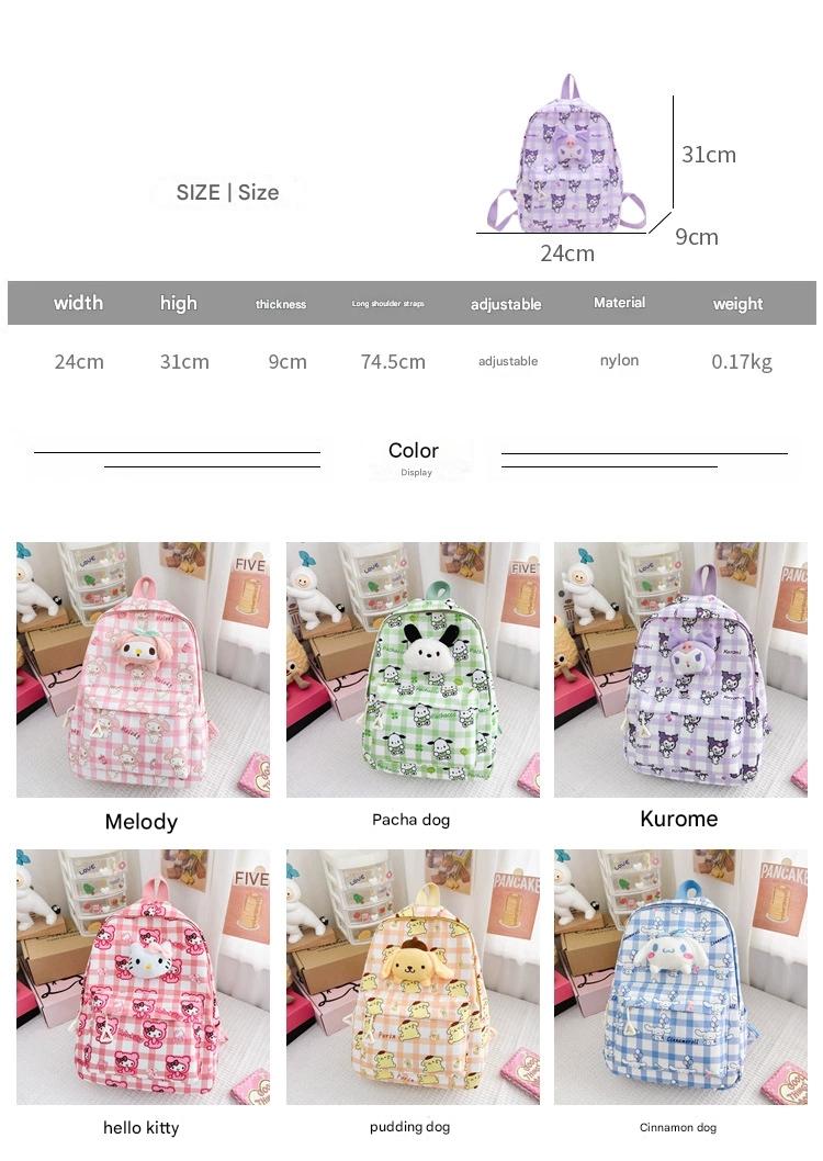 New Children's Bag Cartoon Oxford Cloth Shoulder Bag Fashion Doll Baby Bag For Nursery, Kg And One Class ZK418
