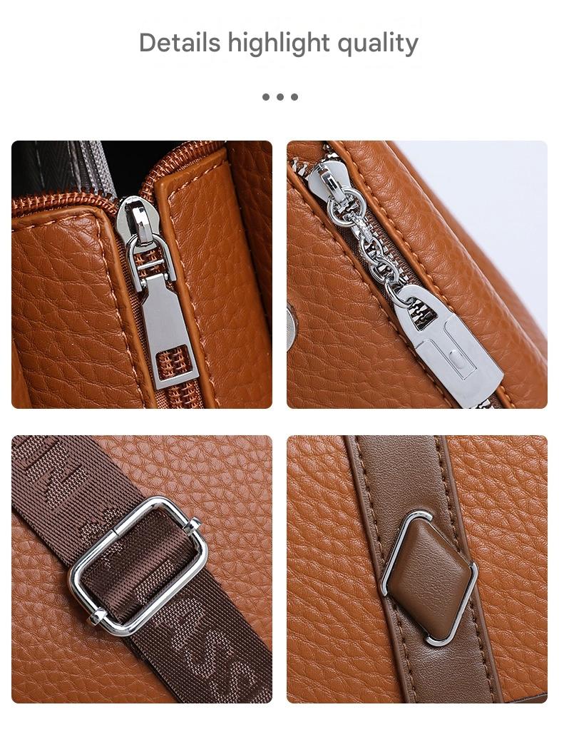 New Fashion Solid Color Small Square Handbag Crossbody Versatile Lightweight 8219-0181