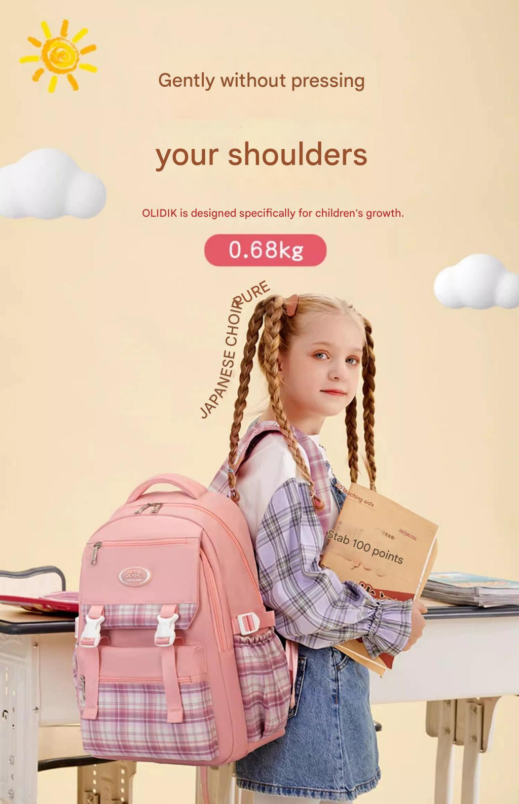 New School Bag Female Korean Style Forest Style Small Fresh Junior High School Student ZK413