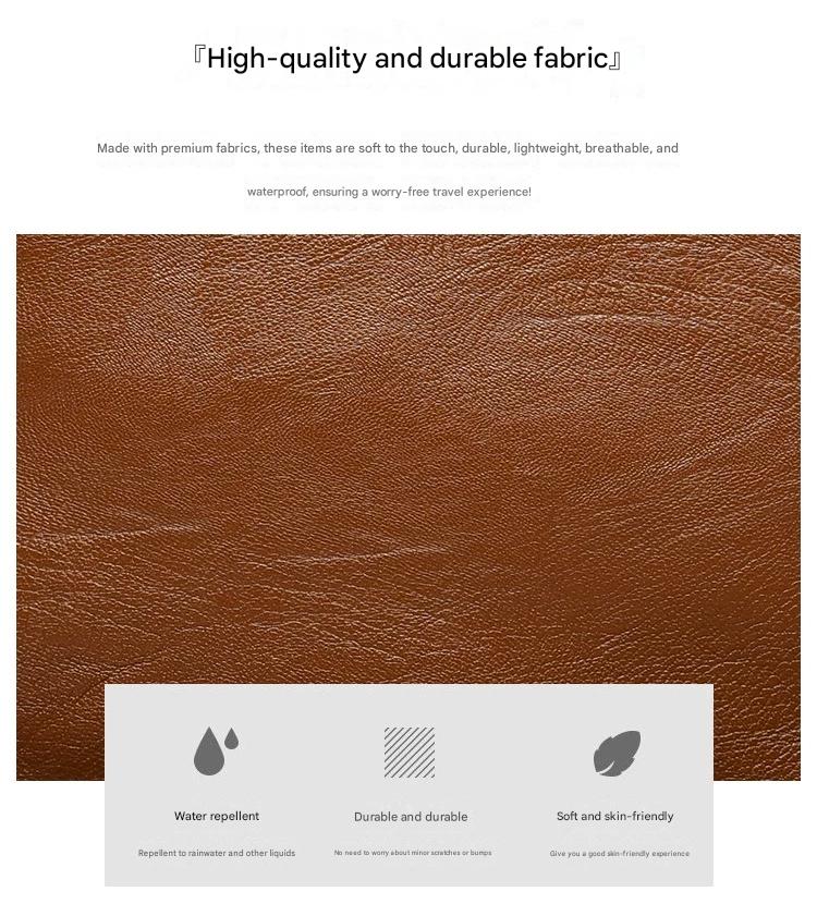 Women's soft leather backpack large capacity fashionable simple multi-layer shoulder crossbody bag 182-5