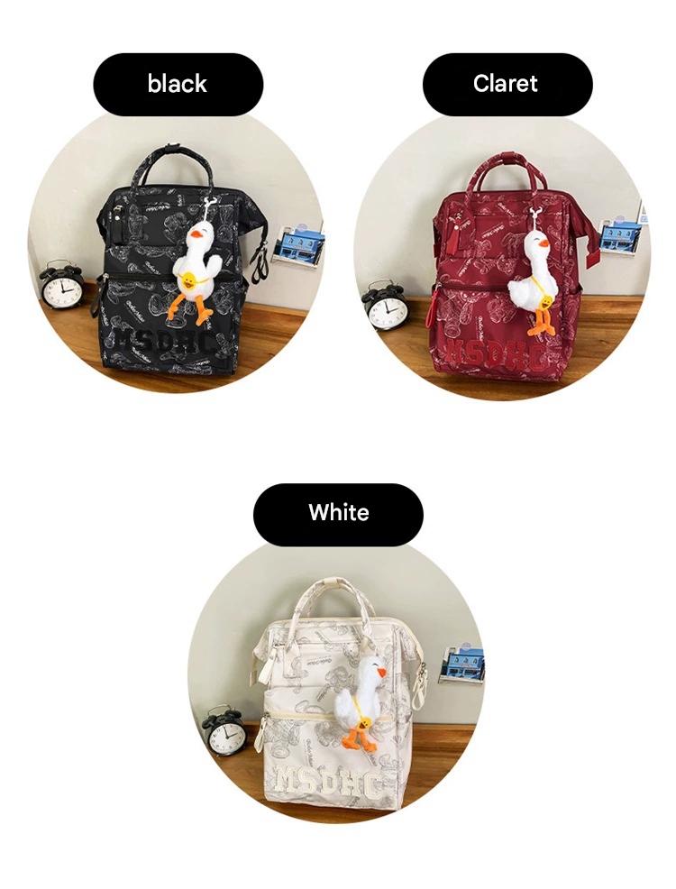 Student Schoolbag Double Back College Style Casual Portable Large Capacity Backpack ZK419