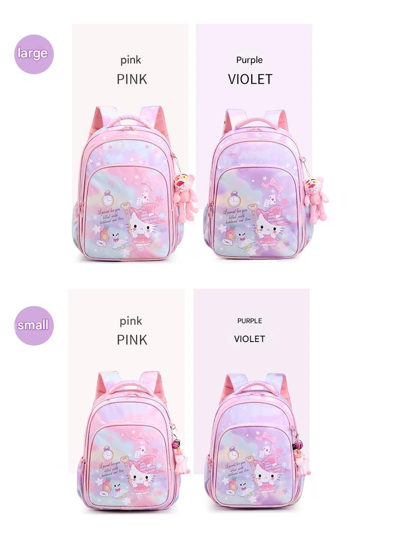 Pink Cartoon Kids Backpack with Fairy Tale Design MJ14