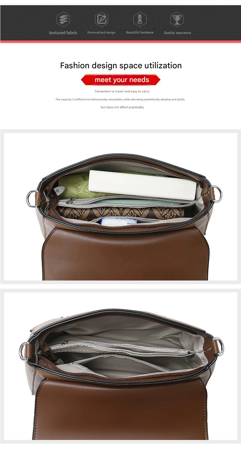 New Model Large Capacity Fashionable Stylish Crossbody Bag 851-9875